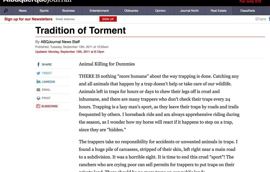 Tradition of Torment