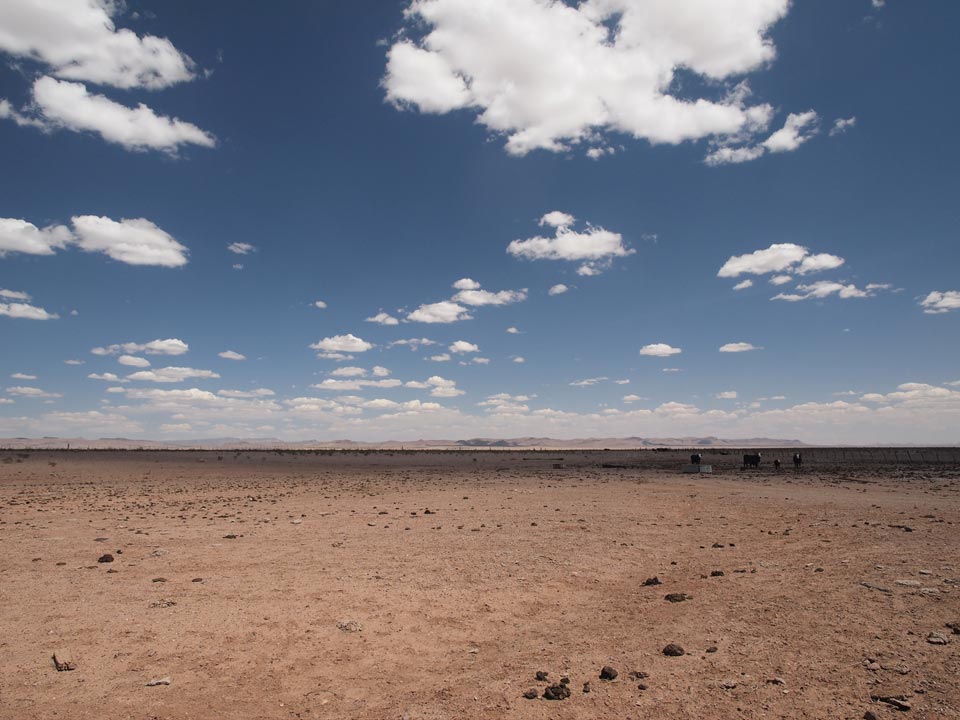 Desolate landscape New Mexico